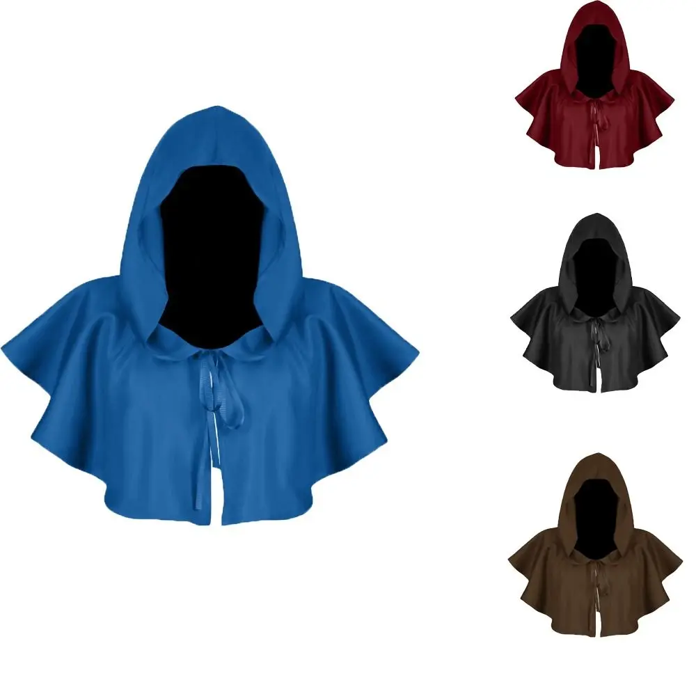 Movie Halloween COS Costume Death Cloak Medieval Hooded Cloak Cosplay Clothing Party Clothes - Image 2